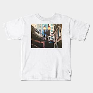 Chicago, Loop, Dusk Kids T-Shirt